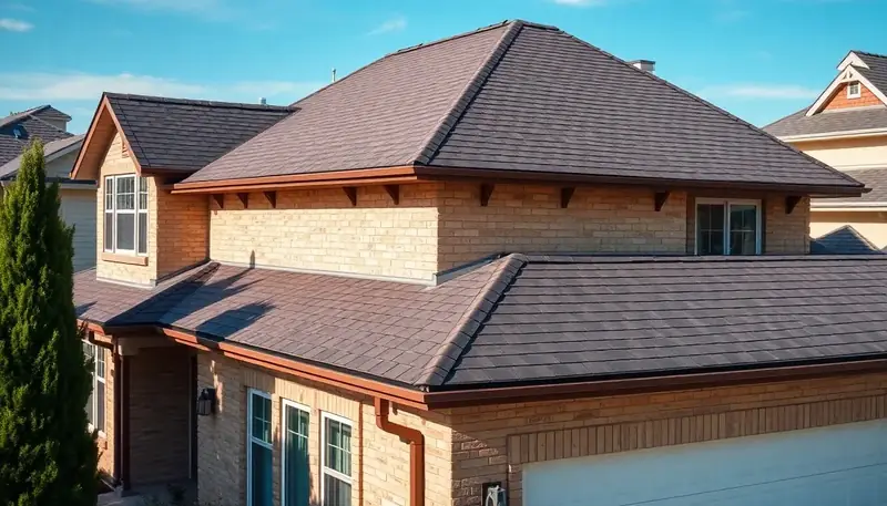 New architectural asphalt shingle roof — example photo, not specific to commercial roofing, not a Jackson property