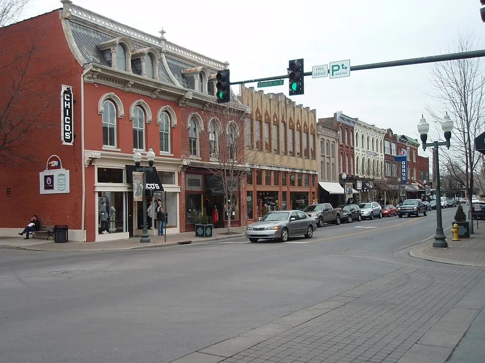 Franklin, Tennessee: 4th ave main street historic franklin tennessee 2010