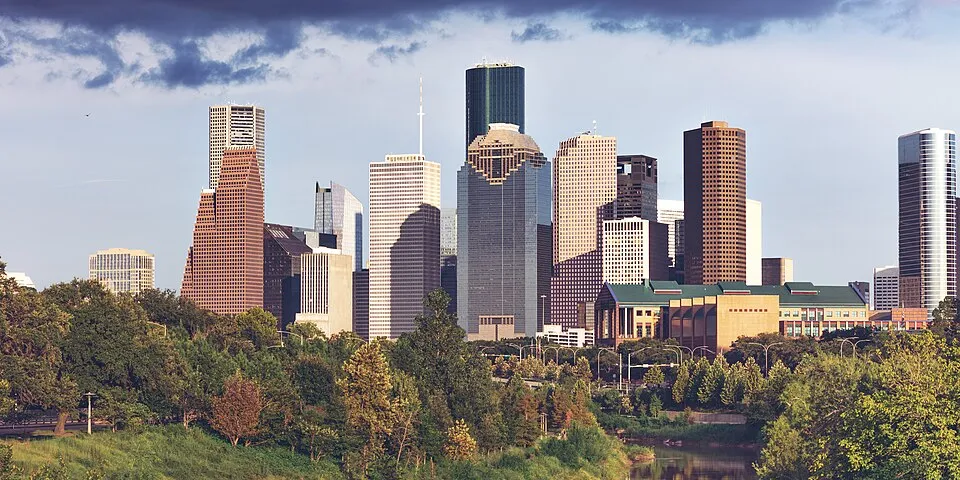 Houston, Texas: Downtown Houston, TX Skyline - 2018