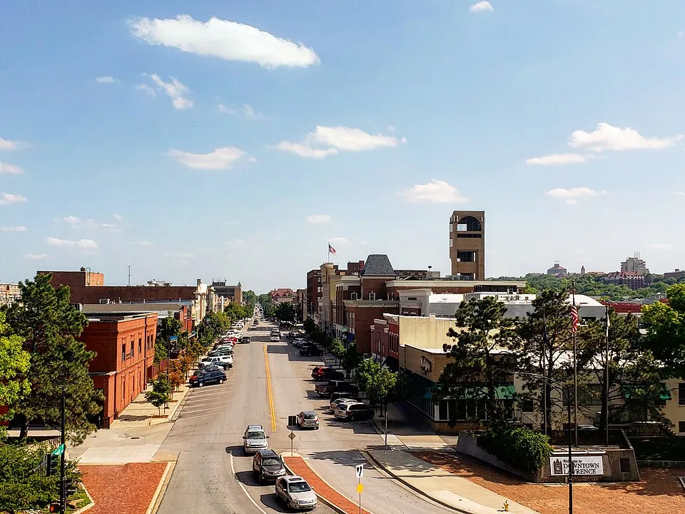 Lawrence, Kansas: Lawrence, Kansas skyline 2018