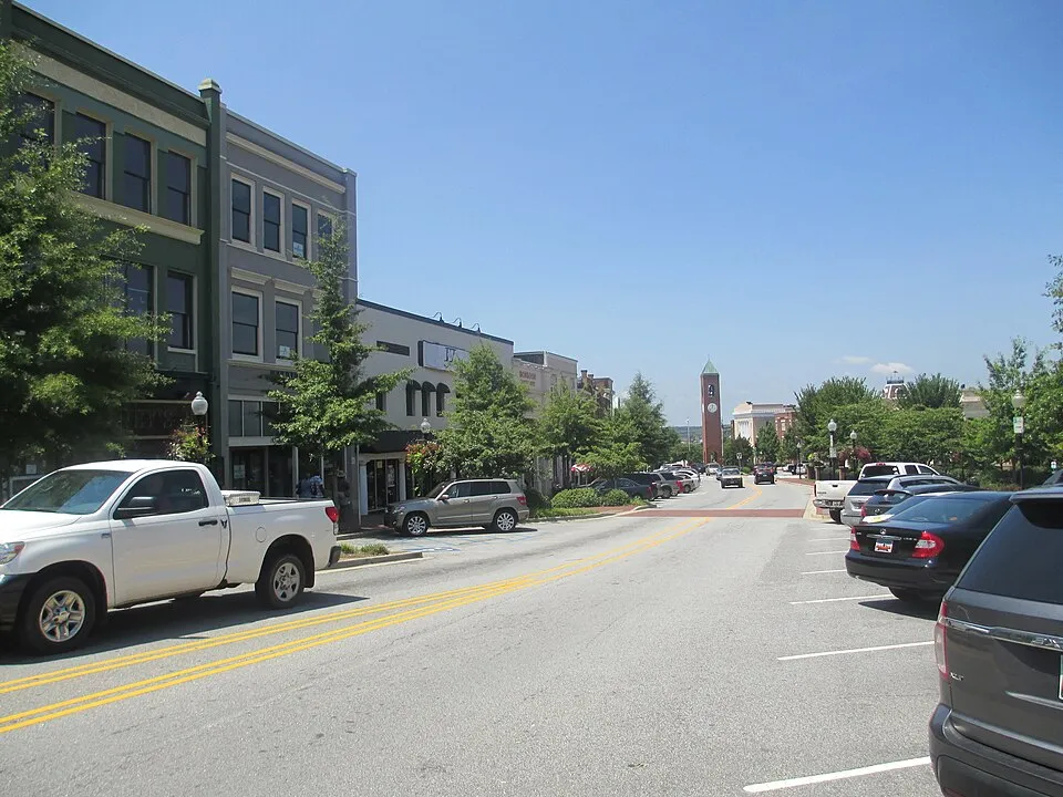 Spartanburg, South Carolina: Section of downtown Spartanburg, SC IMG 4823
