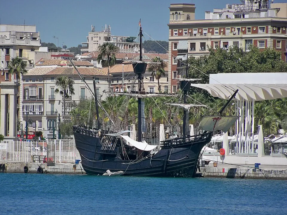 Victoria, Texas: Nao Victoria in Malaga Port 2021 01